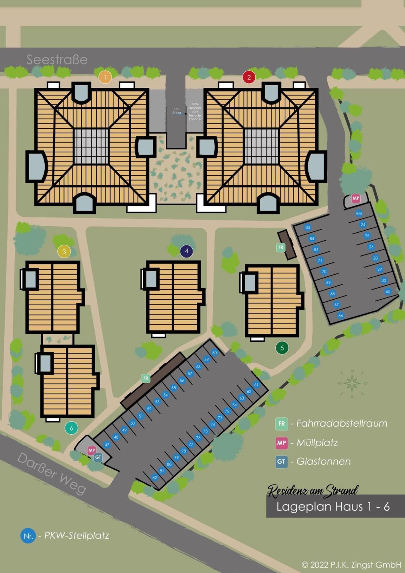 Residenz Am Strand Wohnung 6-82 Цингст Екстериор снимка